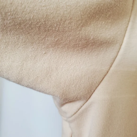 PRINCESS POLLY OVERSIZE SHIRT PULLOVER  CREW NECK LONG SLEEVES CREAM WOMENS (2) - Picture 7 of 16